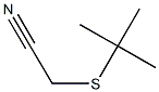 2-(tert-butylsulfanyl)acetonitrile Structure