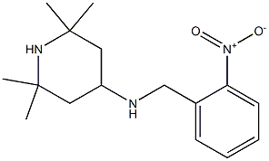 2,2,6,6-tetramethyl-N-[(2-nitrophenyl)methyl]piperidin-4-amine Structure