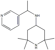 2,2,6,6-tetramethyl-N-[1-(pyridin-3-yl)ethyl]piperidin-4-amine 구조식 이미지