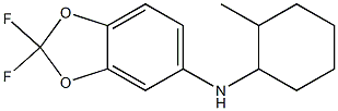 2,2-difluoro-N-(2-methylcyclohexyl)-2H-1,3-benzodioxol-5-amine Structure