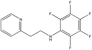 2,3,4,5,6-pentafluoro-N-[2-(pyridin-2-yl)ethyl]aniline Structure