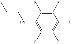 2,3,4,5,6-pentafluoro-N-propylaniline 구조식 이미지