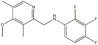 2,3,4-trifluoro-N-[(4-methoxy-3,5-dimethylpyridin-2-yl)methyl]aniline 구조식 이미지