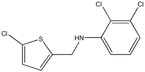 2,3-dichloro-N-[(5-chlorothiophen-2-yl)methyl]aniline Structure