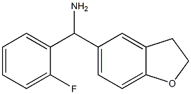 2,3-dihydro-1-benzofuran-5-yl(2-fluorophenyl)methanamine Structure