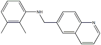 2,3-dimethyl-N-(quinolin-6-ylmethyl)aniline Structure