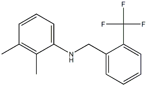 2,3-dimethyl-N-{[2-(trifluoromethyl)phenyl]methyl}aniline 구조식 이미지