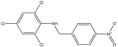 2,4,6-trichloro-N-[(4-nitrophenyl)methyl]aniline 구조식 이미지