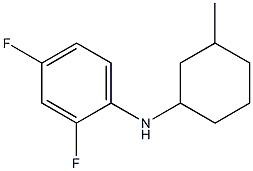 2,4-difluoro-N-(3-methylcyclohexyl)aniline Structure