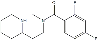 2,4-difluoro-N-methyl-N-[2-(piperidin-2-yl)ethyl]benzamide 구조식 이미지