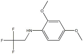 2,4-dimethoxy-N-(2,2,2-trifluoroethyl)aniline Structure