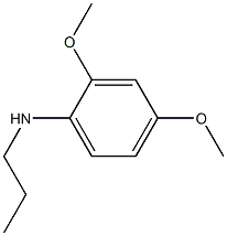 2,4-dimethoxy-N-propylaniline Structure