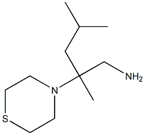 2,4-dimethyl-2-(thiomorpholin-4-yl)pentan-1-amine 구조식 이미지