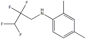 2,4-dimethyl-N-(2,2,3,3-tetrafluoropropyl)aniline Structure