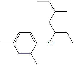 2,4-dimethyl-N-(5-methylheptan-3-yl)aniline Structure