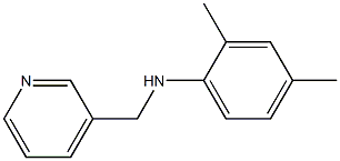 2,4-dimethyl-N-(pyridin-3-ylmethyl)aniline 구조식 이미지