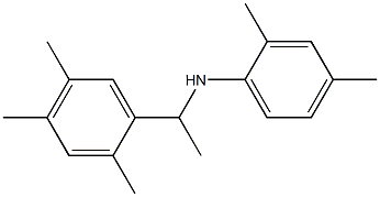 2,4-dimethyl-N-[1-(2,4,5-trimethylphenyl)ethyl]aniline Structure