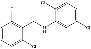 2,5-dichloro-N-[(2-chloro-6-fluorophenyl)methyl]aniline 구조식 이미지