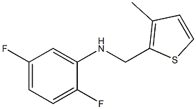 2,5-difluoro-N-[(3-methylthiophen-2-yl)methyl]aniline Structure