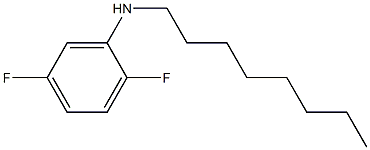 2,5-difluoro-N-octylaniline 구조식 이미지