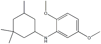 2,5-dimethoxy-N-(3,3,5-trimethylcyclohexyl)aniline Structure