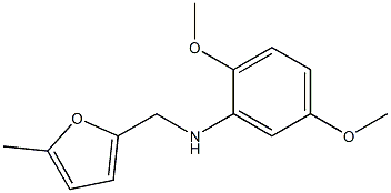 2,5-dimethoxy-N-[(5-methylfuran-2-yl)methyl]aniline Structure