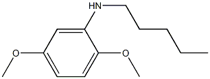 2,5-dimethoxy-N-pentylaniline 구조식 이미지