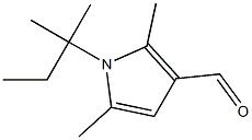 2,5-dimethyl-1-(2-methylbutan-2-yl)-1H-pyrrole-3-carbaldehyde Structure