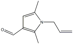 2,5-dimethyl-1-(prop-2-en-1-yl)-1H-pyrrole-3-carbaldehyde Structure