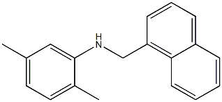 2,5-dimethyl-N-(naphthalen-1-ylmethyl)aniline Structure
