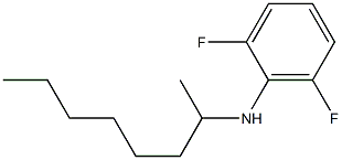 2,6-difluoro-N-(octan-2-yl)aniline 구조식 이미지