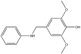 2,6-dimethoxy-4-[(phenylamino)methyl]phenol 구조식 이미지
