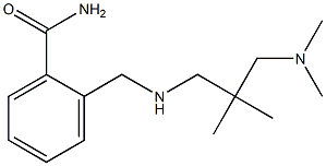 2-[({2-[(dimethylamino)methyl]-2-methylpropyl}amino)methyl]benzamide Structure