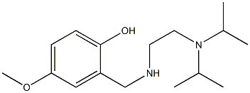 2-[({2-[bis(propan-2-yl)amino]ethyl}amino)methyl]-4-methoxyphenol 구조식 이미지