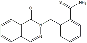 2-[(1-oxophthalazin-2(1H)-yl)methyl]benzenecarbothioamide Structure