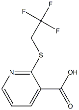 2-[(2,2,2-trifluoroethyl)sulfanyl]pyridine-3-carboxylic acid Structure