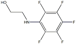 2-[(2,3,4,5,6-pentafluorophenyl)amino]ethan-1-ol 구조식 이미지