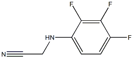 2-[(2,3,4-trifluorophenyl)amino]acetonitrile Structure