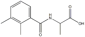 2-[(2,3-dimethylbenzoyl)amino]propanoic acid 구조식 이미지