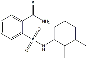 2-[(2,3-dimethylcyclohexyl)sulfamoyl]benzene-1-carbothioamide Structure