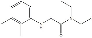 2-[(2,3-dimethylphenyl)amino]-N,N-diethylacetamide Structure