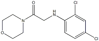 2-[(2,4-dichlorophenyl)amino]-1-(morpholin-4-yl)ethan-1-one Structure