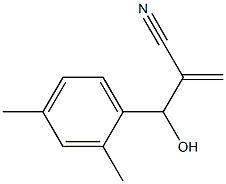 2-[(2,4-dimethylphenyl)(hydroxy)methyl]prop-2-enenitrile 구조식 이미지