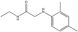 2-[(2,4-dimethylphenyl)amino]-N-ethylacetamide Structure