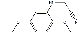 2-[(2,5-diethoxyphenyl)amino]acetonitrile 구조식 이미지