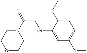 2-[(2,5-dimethoxyphenyl)amino]-1-(morpholin-4-yl)ethan-1-one 구조식 이미지