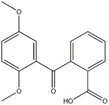 2-[(2,5-dimethoxyphenyl)carbonyl]benzoic acid Structure