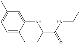 2-[(2,5-dimethylphenyl)amino]-N-ethylpropanamide 구조식 이미지