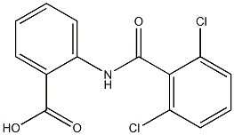 2-[(2,6-dichlorobenzene)amido]benzoic acid Structure