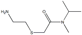 2-[(2-aminoethyl)sulfanyl]-N-methyl-N-(propan-2-yl)acetamide 구조식 이미지